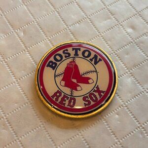 Vintage MLB Boston Red Sox Baseball Logo Two Sided Collectible